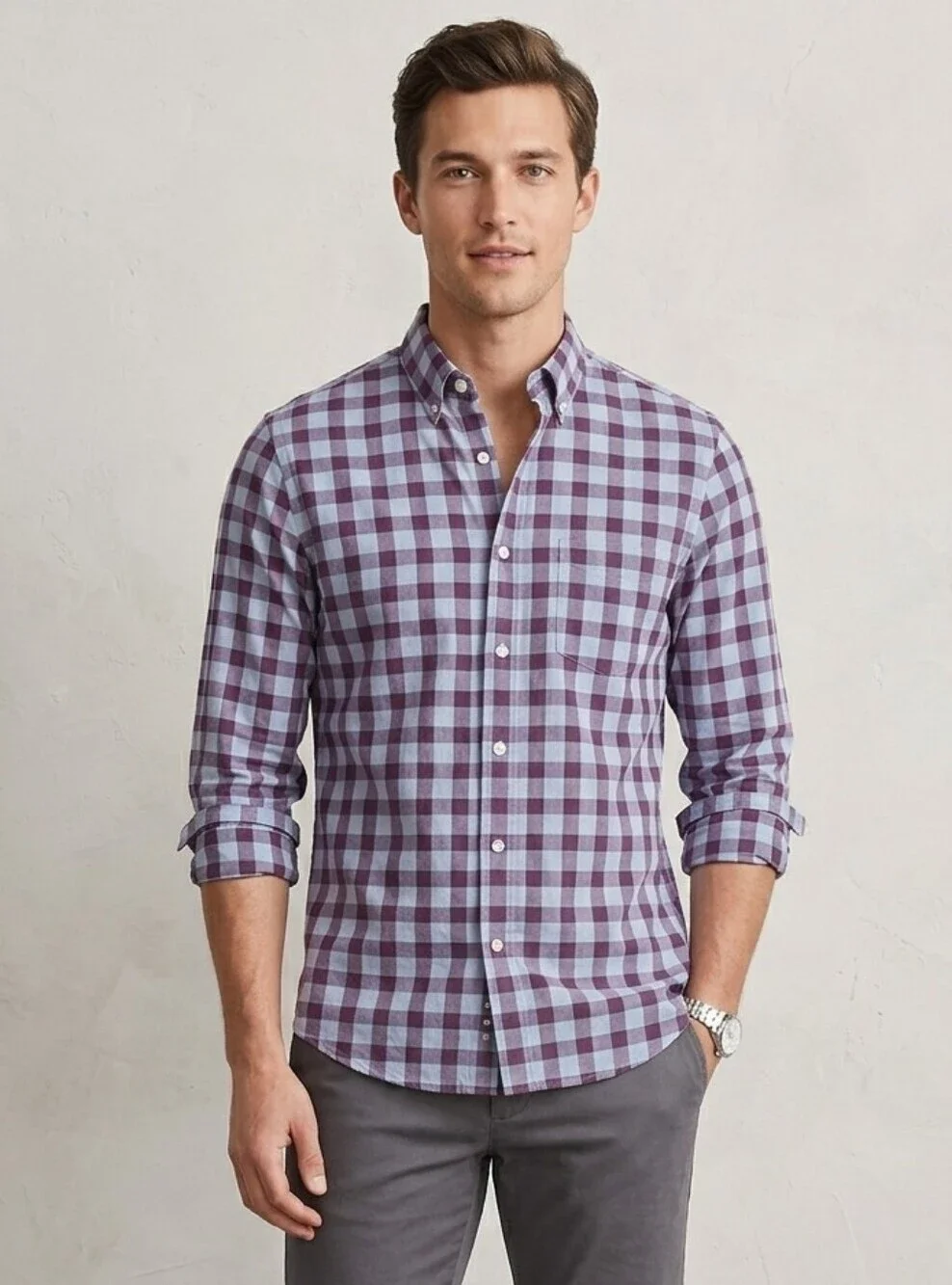 J. Crew Slim Fit Men's Button Down Shirt 100% Cotton